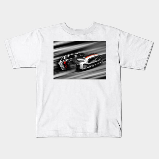 Speed - Mercedes-AMG GT4 - Version 2 Kids T-Shirt by DeVerviers